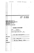 Fax Cover